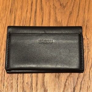 BAGGU Classic Black Card Holder